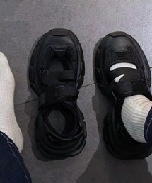 c.u.l | 軽量 クロスコード メリージェーン バレエ スニーカー サンダル culs181(サンダル)