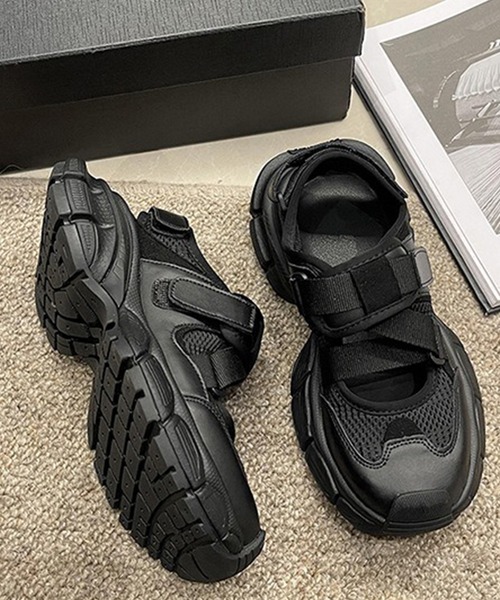 c.u.l（シーユーエル）の「軽量 クロスコード メリージェーン バレエ スニーカー サンダル culs181（サンダル・レディース・ホワイト/ブラック・39/38/37/36）」の17枚目の写真