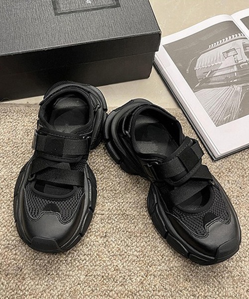 c.u.l（シーユーエル）の「軽量 クロスコード メリージェーン バレエ スニーカー サンダル culs181（サンダル・レディース・ホワイト/ブラック・39/38/37/36）」の18枚目の写真