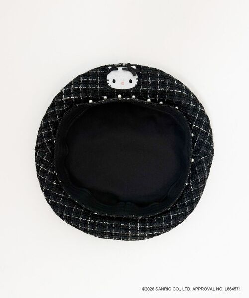 MAJESTIC LEGON（マジェスティックレゴン）の「ハローキティ  ツイードベレー帽（ハンチング/ベレー帽・レディース・ブラック系その他/ホワイト系その他2・FREE）」の20枚目の写真