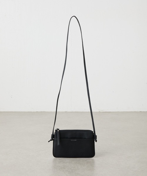 COLLAGE GALLARDAGALANTE（コラージュガリャルダガランテ）の「スマホウォレットショルダー（ショルダーバッグ・レディース・ブラック/アイボリー・FREE）」の7枚目の写真