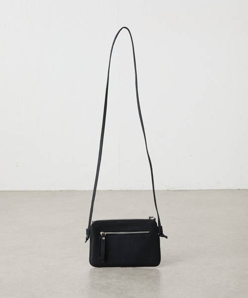 COLLAGE GALLARDAGALANTE（コラージュガリャルダガランテ）の「スマホウォレットショルダー（ショルダーバッグ・レディース・ブラック/アイボリー・FREE）」の9枚目の写真