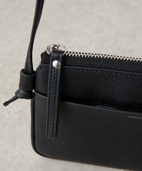 COLLAGE GALLARDAGALANTE（コラージュガリャルダガランテ）の「スマホウォレットショルダー（ショルダーバッグ・レディース・ブラック/アイボリー・FREE）」の12枚目の写真