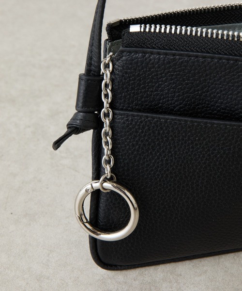 COLLAGE GALLARDAGALANTE（コラージュガリャルダガランテ）の「スマホウォレットショルダー（ショルダーバッグ・レディース・ブラック/アイボリー・FREE）」の16枚目の写真