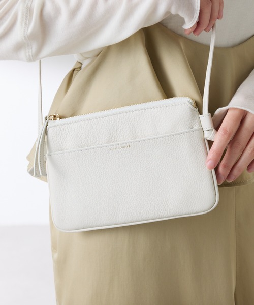 COLLAGE GALLARDAGALANTE（コラージュガリャルダガランテ）の「スマホウォレットショルダー（ショルダーバッグ・レディース・ブラック/アイボリー・FREE）」の18枚目の写真