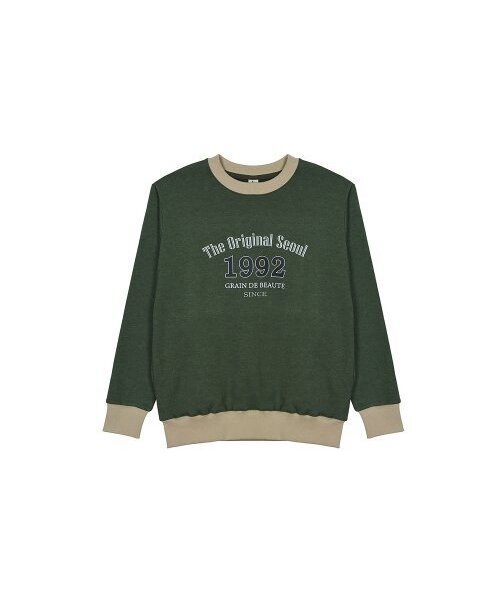 GRAIN DE BEAUTE（グランデボーテ）の「1992 MULTI SWEAT [GREEN]（スウェット・レディース・グリーン・S/M/L）」の2枚目の写真