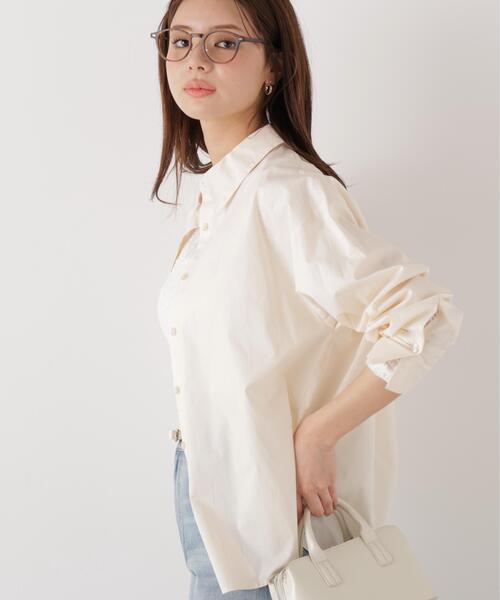 a/mie（アミー）の「＜ウォッシャブル＞＜ａ＞オーバーシャツ / 1216119200（シャツ/ブラウス・レディース・ピンク/ホワイト/ブルー・MEDIUM/SMALL）」の21枚目の写真