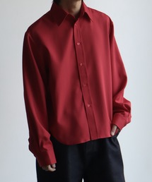 welise（ウェライズ）の「【welise ウェライズ】2026SS リッチドレープスムース  ニューベーシック ショート丈 長袖レギュラーシャツ（シャツ/ブラウス）」