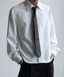 welise（ウェライズ）の「【welise ウェライズ】2026SS リッチドレープスムース  ニューベーシック ショート丈 長袖レギュラーシャツ（シャツ/ブラウス）」