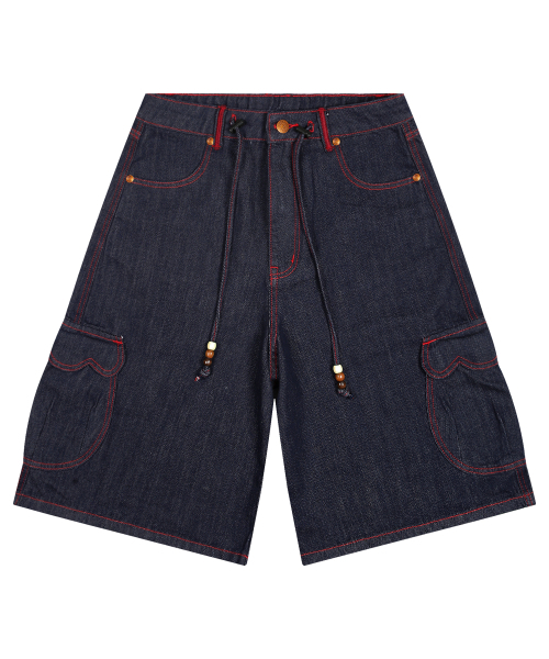 RuNaKi'Hu'(ルナキフ)の「WXP041 ルナキフ漁港バミューダパンツ(INDIGO)(その他パンツ・レディース・その他・1/2/3)」の5枚目の写真