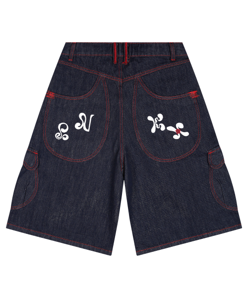RuNaKi'Hu'(ルナキフ)の「WXP041 ルナキフ漁港バミューダパンツ(INDIGO)(その他パンツ・レディース・その他・1/2/3)」の6枚目の写真