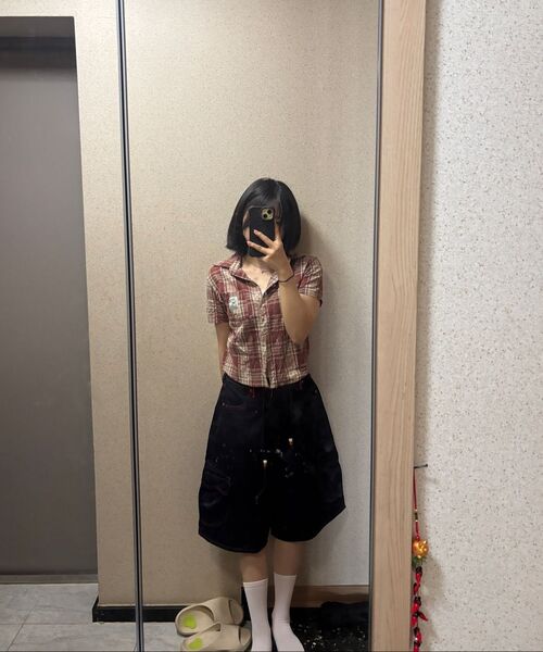 RuNaKi'Hu'(ルナキフ)の「WXP041 ルナキフ漁港バミューダパンツ(INDIGO)(その他パンツ・レディース・その他・1/2/3)」の9枚目の写真