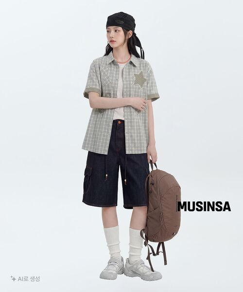 RuNaKi'Hu'(ルナキフ)の「WXP041 ルナキフ漁港バミューダパンツ(INDIGO)(その他パンツ・レディース・その他・1/2/3)」の10枚目の写真