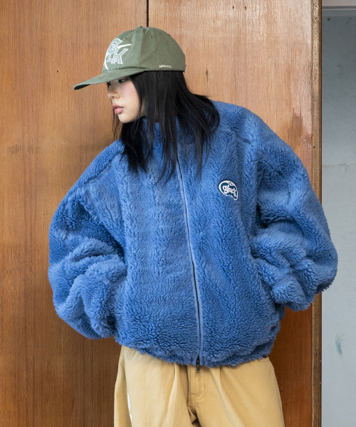 GLACK(グラック)の「GJ103 サスカッチヘビーファージャケット (BLUE)(その他アウター・レディース・その他・MEDIUM/LARGE)」の4枚目の写真