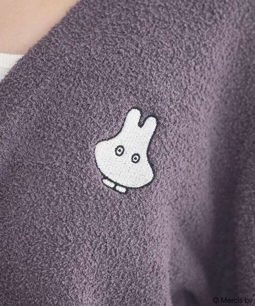 earth music&ecology(アースミュージックアンドエコロジー)の「miffy /earth モコモコカーディガン(カーディガン/ボレロ・レディース・ピンクベージュ/クリーム/チャコールグレー・FREE)」の22枚目の写真