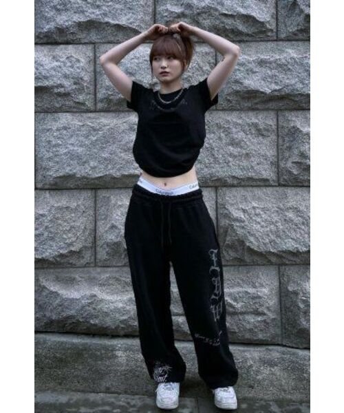 IFYOUWANT（イフユーウォント）の「DIA logo TEE black（Tシャツ/カットソー・レディース・その他・M）」の3枚目の写真