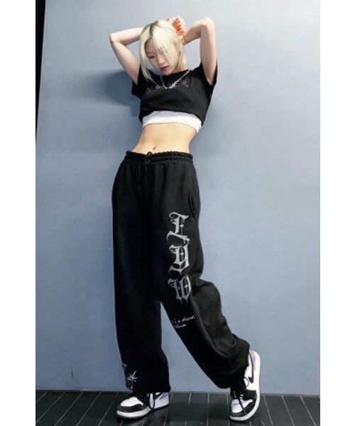 IFYOUWANT（イフユーウォント）の「DIA logo TEE black（Tシャツ/カットソー・レディース・その他・M）」の2枚目の写真