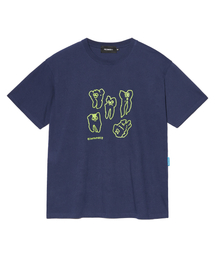 PIECEMAKER（ピースメーカー）の「[EZwithPIECE] TEETH TEE (NAVY)（Tシャツ/カットソー）」
