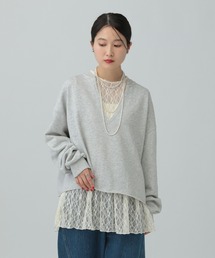 LEPSIM | 総レース長袖ペプラム 637690(シャツ/ブラウス)