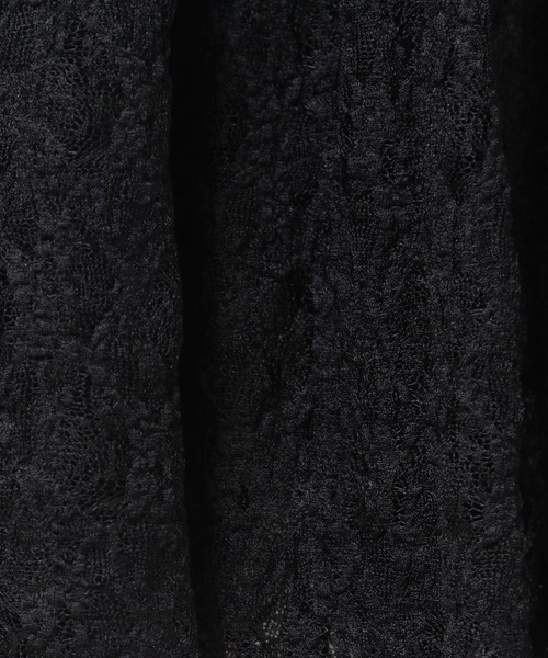 LEPSIM(レプシィム)の「総レース長袖ペプラム 637690(シャツ/ブラウス・レディース・アイボリー/ブラック・FREE)」の17枚目の写真