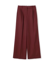 ハイツイストギャバジン 2タックワイドパンツ
