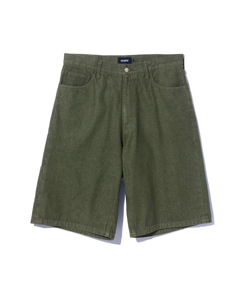 XLARGE（エクストララージ）の「STITCHED LOGO DENIM SHORTS（デニムパンツ・メンズ・インディゴブルー/オリーブ/ブラック・36inch/34inch/32inch/30inch）」の18枚目の写真