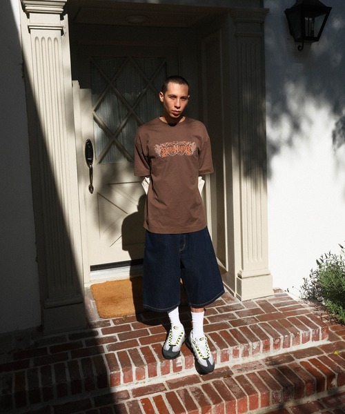 XLARGE（エクストララージ）の「STITCHED LOGO DENIM SHORTS（デニムパンツ・メンズ・インディゴブルー/オリーブ/ブラック・36inch/34inch/32inch/30inch）」の15枚目の写真