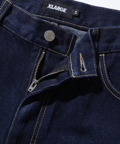 XLARGE（エクストララージ）の「STITCHED LOGO DENIM SHORTS（デニムパンツ・メンズ・インディゴブルー/オリーブ/ブラック・36inch/34inch/32inch/30inch）」の22枚目の写真