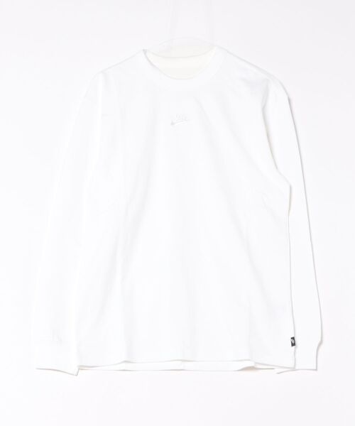NIKE(ナイキ)の「《NIKEアパレル》AS M NSW TEE LSE LS PREM E(Tシャツ/カットソー・メンズ・ホワイト/ブラック・XL/L/M/S/2XL)」の2枚目の写真