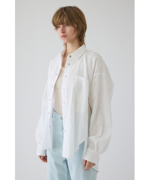 PRE ORDER】Tuck pleats back volume SH（シャツ/ブラウス）｜RIM.ARK