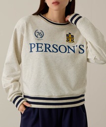 PERSON'S | PERSON'S 別注デザイン リブライントレーナー(スウェット)