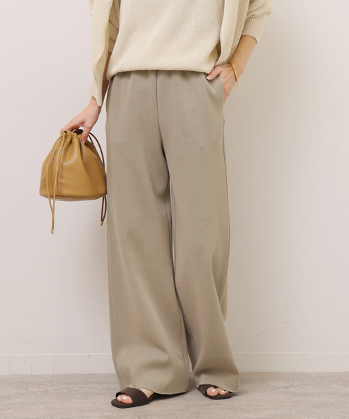 JOURNAL STANDARD relume（ジャーナルスタンダード　レリューム）の「カットイージーパンツ（その他パンツ・レディース・ブラック/チャコールグレー・FREE）」の7枚目の写真