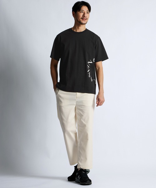 LANVIN en Bleu（ランバンオンブルー）の「8オンス サークルロゴ Tシャツ（Tシャツ/カットソー・メンズ・ネイビー/ブラック/ブルーグレー/オフホワイト・52/50/48/46）」の10枚目の写真