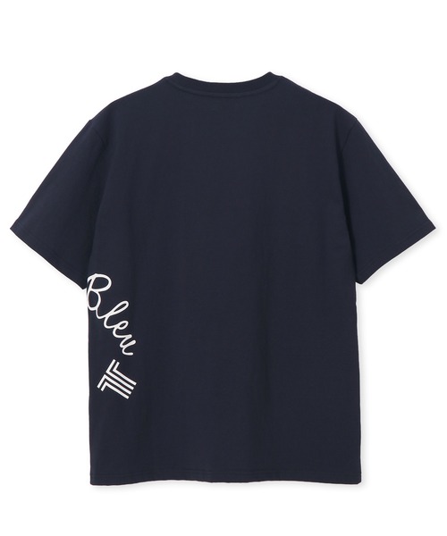 LANVIN en Bleu（ランバンオンブルー）の「8オンス サークルロゴ Tシャツ（Tシャツ/カットソー・メンズ・ネイビー/ブラック/ブルーグレー/オフホワイト・52/50/48/46）」の19枚目の写真