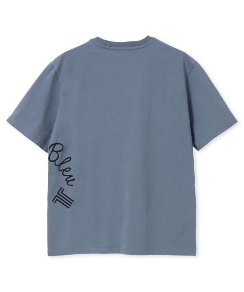 LANVIN en Bleu（ランバンオンブルー）の「8オンス サークルロゴ Tシャツ（Tシャツ/カットソー・メンズ・ネイビー/ブラック/ブルーグレー/オフホワイト・52/50/48/46）」の22枚目の写真