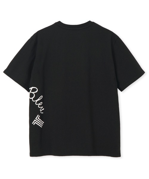 LANVIN en Bleu（ランバンオンブルー）の「8オンス サークルロゴ Tシャツ（Tシャツ/カットソー・メンズ・ネイビー/ブラック/ブルーグレー/オフホワイト・52/50/48/46）」の21枚目の写真