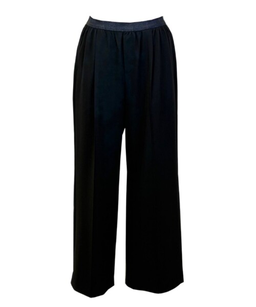 COMME CA（コムサ）の「コンパクトハリジャージー ワイドパンツ（その他パンツ・レディース・グレイッシュベージュ/ブラック/チャコール・9号/7号/11号）」の9枚目の写真