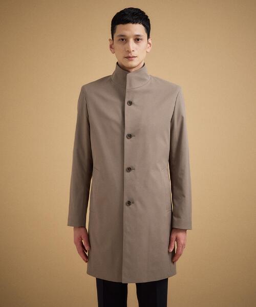 TAKEO KIKUCHI（タケオキクチ）の「撥水ツイル スタンドカラー コート（その他アウター・メンズ・ベージュ/ネイビー・02/03/04）」の3枚目の写真