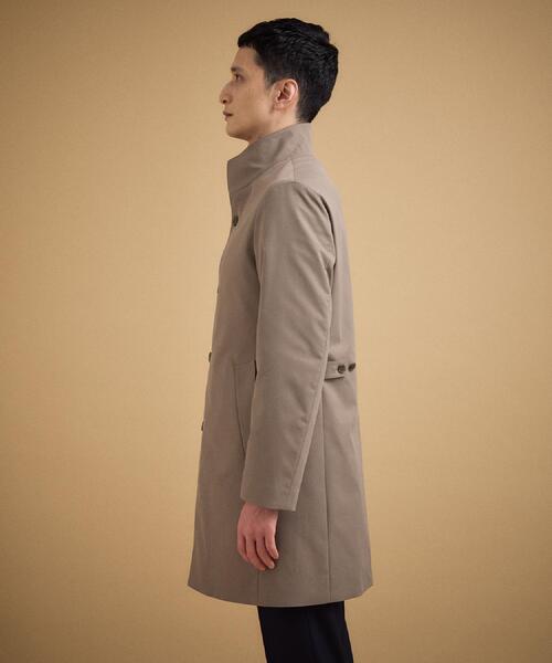 TAKEO KIKUCHI（タケオキクチ）の「撥水ツイル スタンドカラー コート（その他アウター・メンズ・ベージュ/ネイビー・02/03/04）」の4枚目の写真
