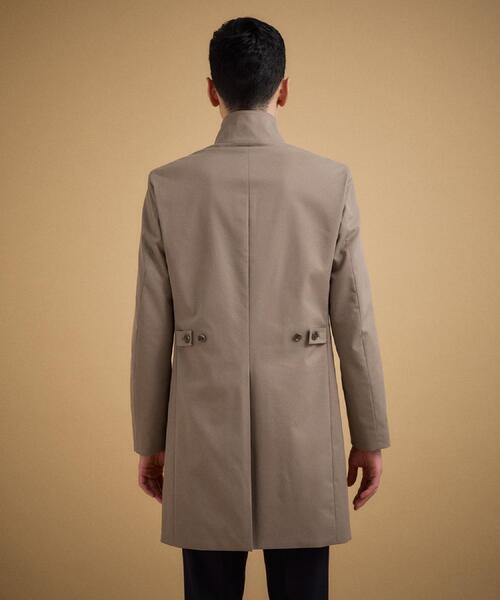 TAKEO KIKUCHI（タケオキクチ）の「撥水ツイル スタンドカラー コート（その他アウター・メンズ・ベージュ/ネイビー・02/03/04）」の5枚目の写真
