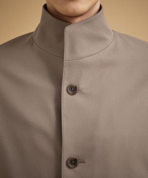 TAKEO KIKUCHI（タケオキクチ）の「撥水ツイル スタンドカラー コート（その他アウター・メンズ・ベージュ/ネイビー・02/03/04）」の6枚目の写真