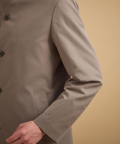 TAKEO KIKUCHI（タケオキクチ）の「撥水ツイル スタンドカラー コート（その他アウター・メンズ・ベージュ/ネイビー・02/03/04）」の7枚目の写真
