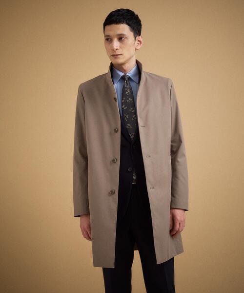 TAKEO KIKUCHI（タケオキクチ）の「撥水ツイル スタンドカラー コート（その他アウター・メンズ・ベージュ/ネイビー・02/03/04）」の17枚目の写真