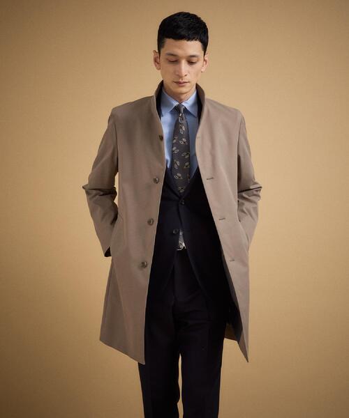 TAKEO KIKUCHI（タケオキクチ）の「撥水ツイル スタンドカラー コート（その他アウター・メンズ・ベージュ/ネイビー・02/03/04）」の18枚目の写真