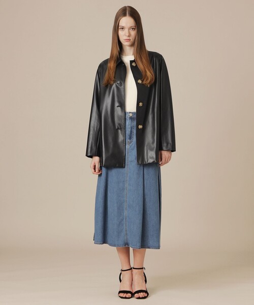 MACKINTOSH LONDON（マッキントッシュ ロンドン）の「コットンポリエステルレーヨンデニムスカート（デニムスカート・レディース・ブルー/ネイビー・36/38）」の13枚目の写真