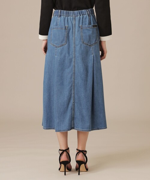 MACKINTOSH LONDON（マッキントッシュ ロンドン）の「コットンポリエステルレーヨンデニムスカート（デニムスカート・レディース・ブルー/ネイビー・36/38）」の8枚目の写真