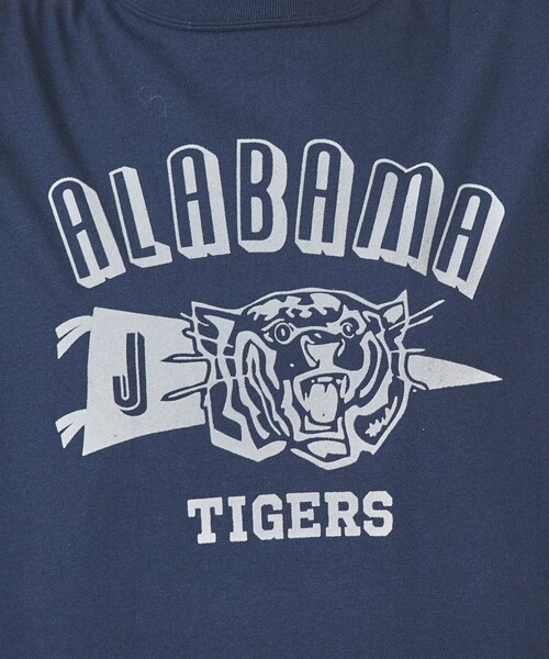 Russell Athletic(ラッセルアスレティック)の「【RUSSELL×JACKSON MATISSE】Tri-Blend Jersey ALABAMA Tee / Tri-BlendジャージーアラバマTシャツ(Tシャツ/カットソー・レディース・ネイビー/グレー・フリー)」の6枚目の写真