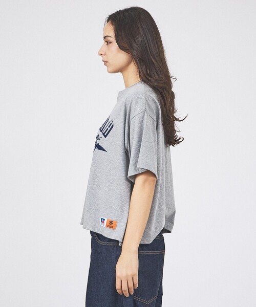 Russell Athletic(ラッセルアスレティック)の「【RUSSELL×JACKSON MATISSE】Tri-Blend Jersey ALABAMA Tee / Tri-BlendジャージーアラバマTシャツ(Tシャツ/カットソー・レディース・ネイビー/グレー・フリー)」の11枚目の写真