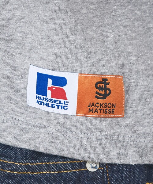 Russell Athletic(ラッセルアスレティック)の「【RUSSELL×JACKSON MATISSE】Tri-Blend Jersey ALABAMA Tee / Tri-BlendジャージーアラバマTシャツ(Tシャツ/カットソー・レディース・ネイビー/グレー・フリー)」の16枚目の写真