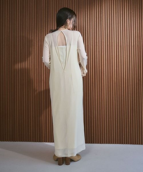 よしはらさん企画】BNHR Sheer Long One-Piece/643522（ワンピース